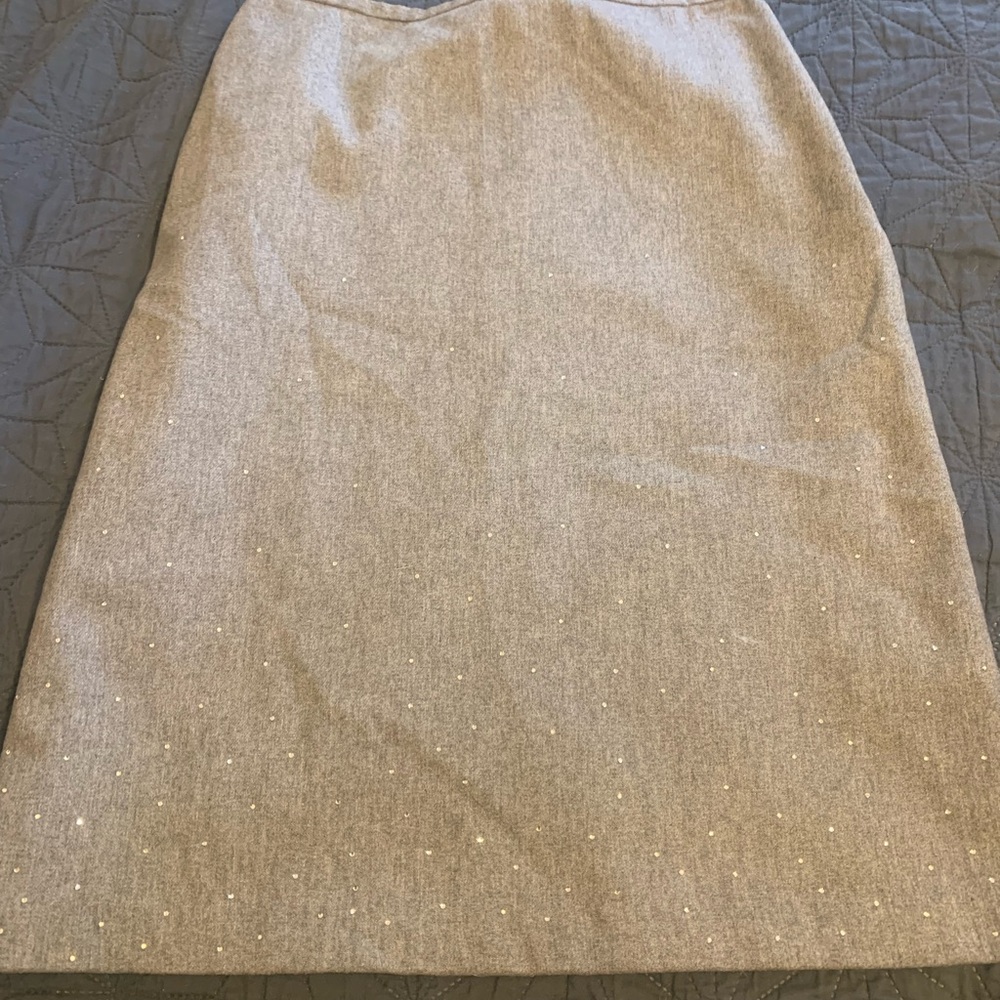 GAP Sparkling Gray Pencil Skirt